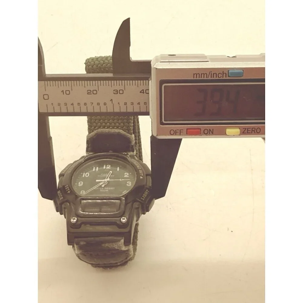 Casio Illuminator Forester Men's 100M WR Wristwatch 2319 FT-610 Green Case Strap